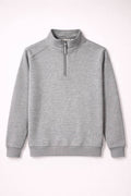 Grey Half-Zip Sweatshirt