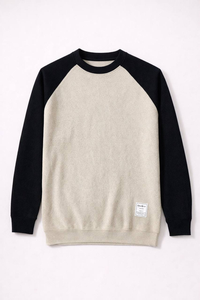 Two-Tone Raglan Sweatshirt
