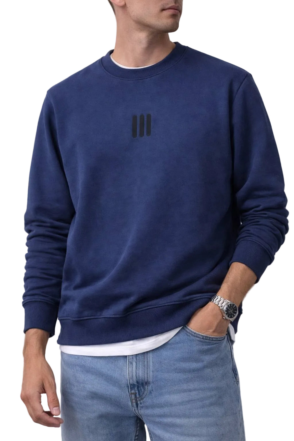 Triple Bar Crewneck Sweatshirt