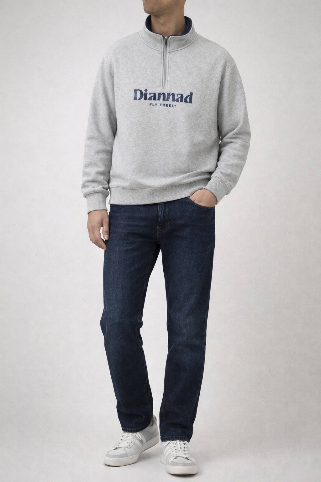 Diannad Effortlessly Half-Zip Sweatshirt