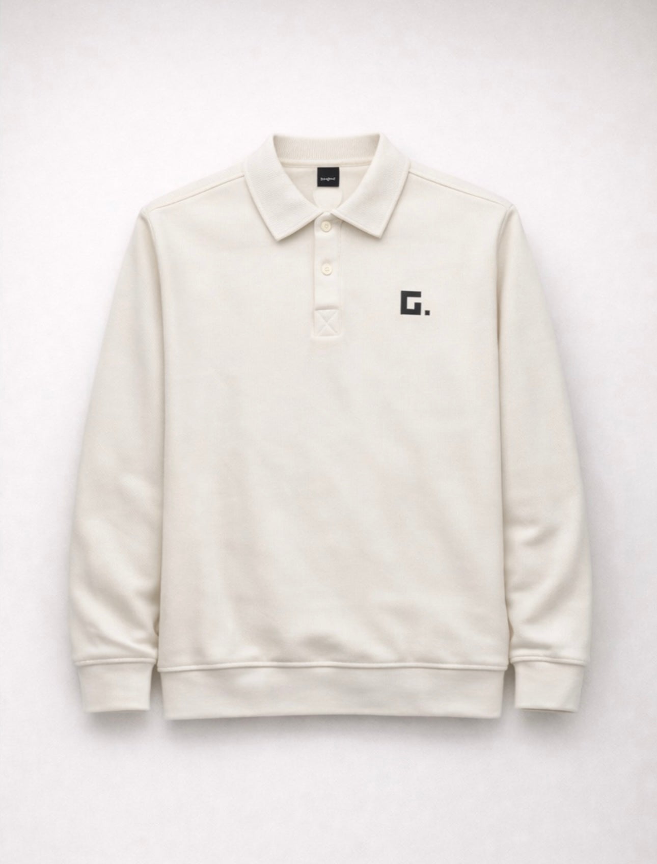 G. Logo Buttoned Fleece Sweatshirt