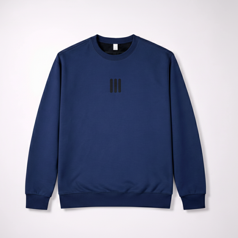 Triple Bar Crewneck Sweatshirt