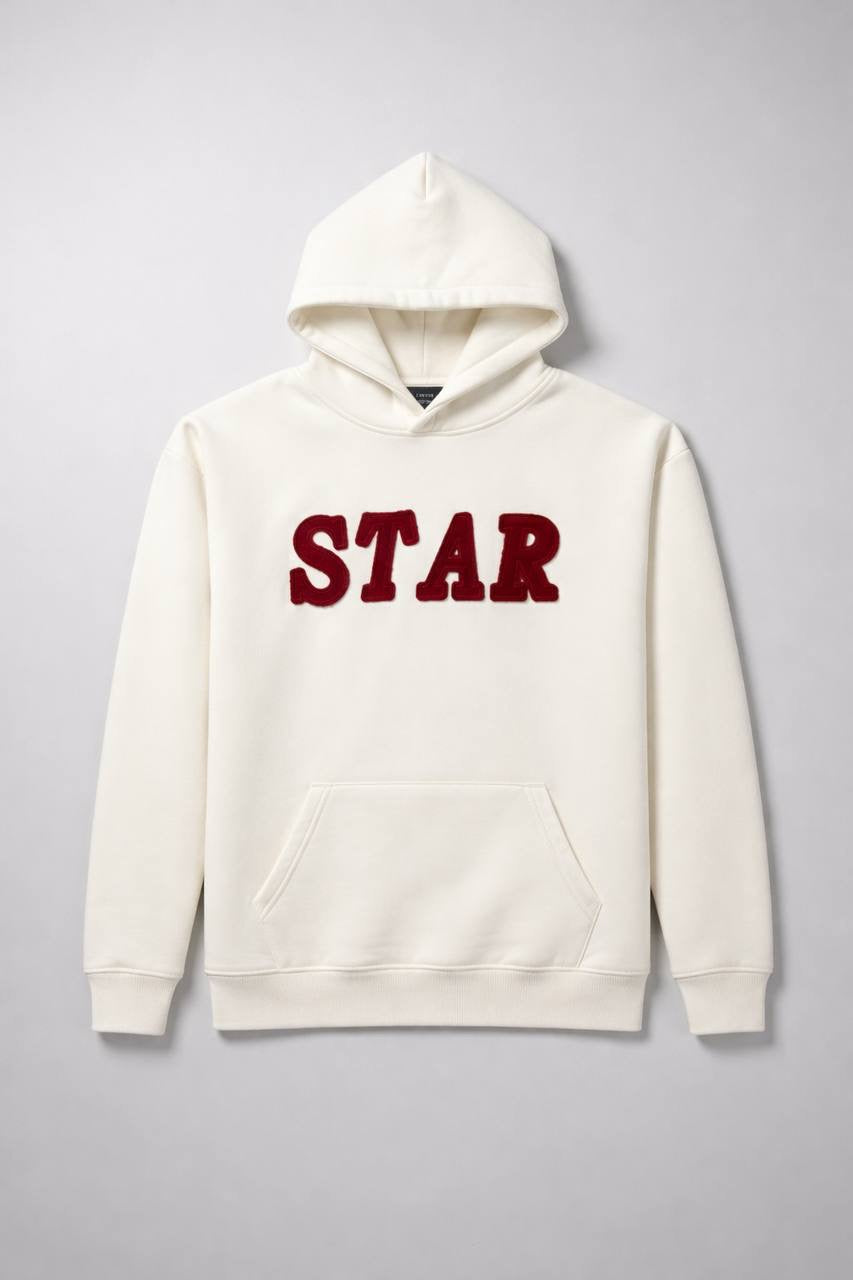 STAR Chenille Patch Hoodie