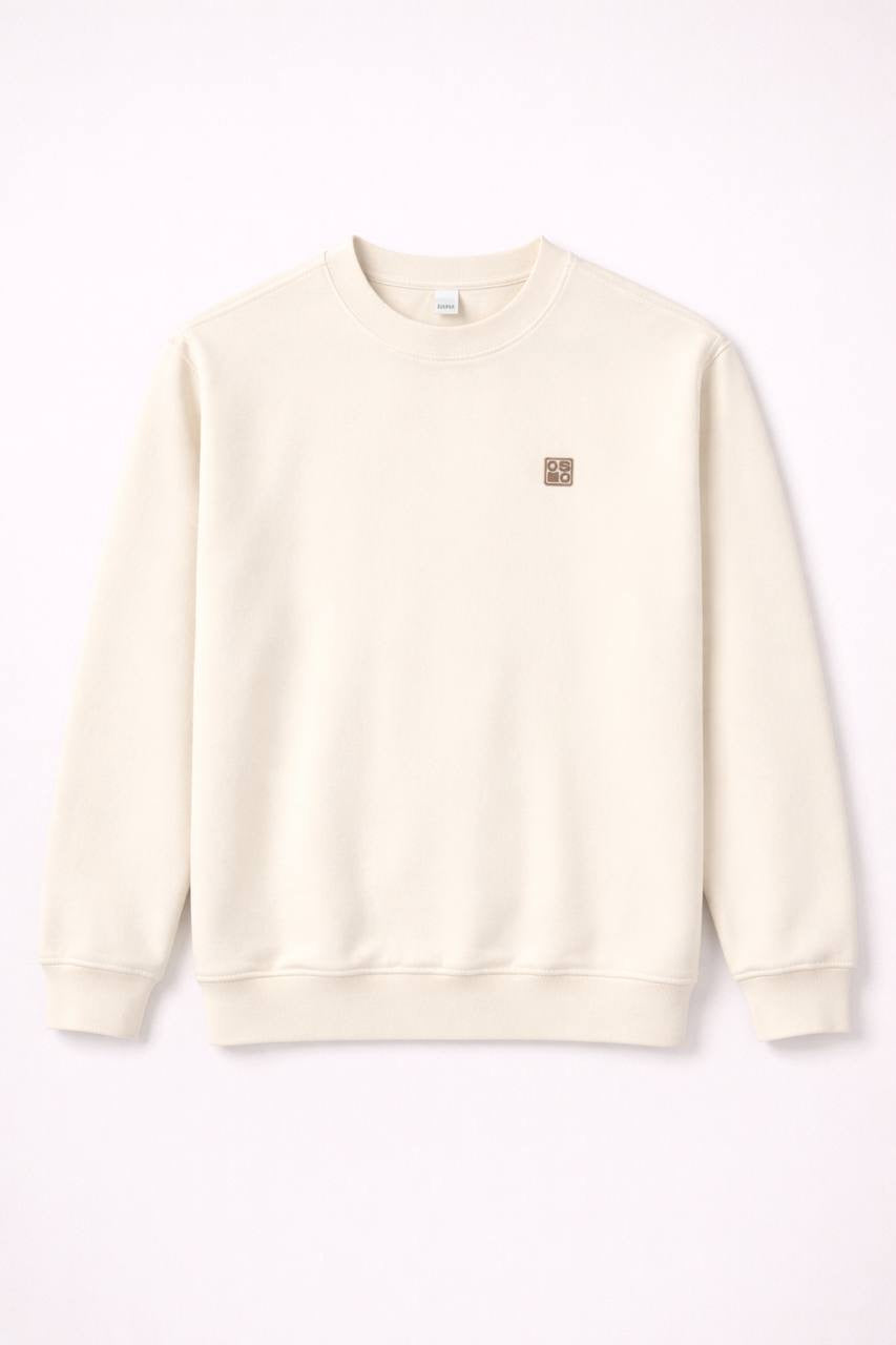 Minimalist Chest Patch Sweatshirt