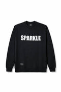 "Sparkle" Graphic Sweatshirt – Black