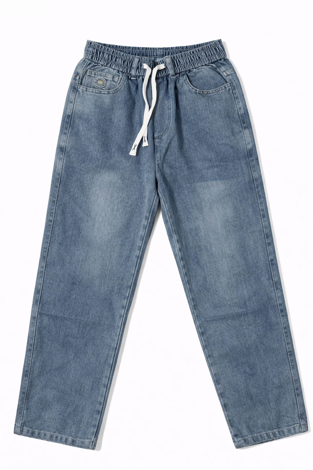 #P-9 Relaxed Fit Denim Jogger Pants