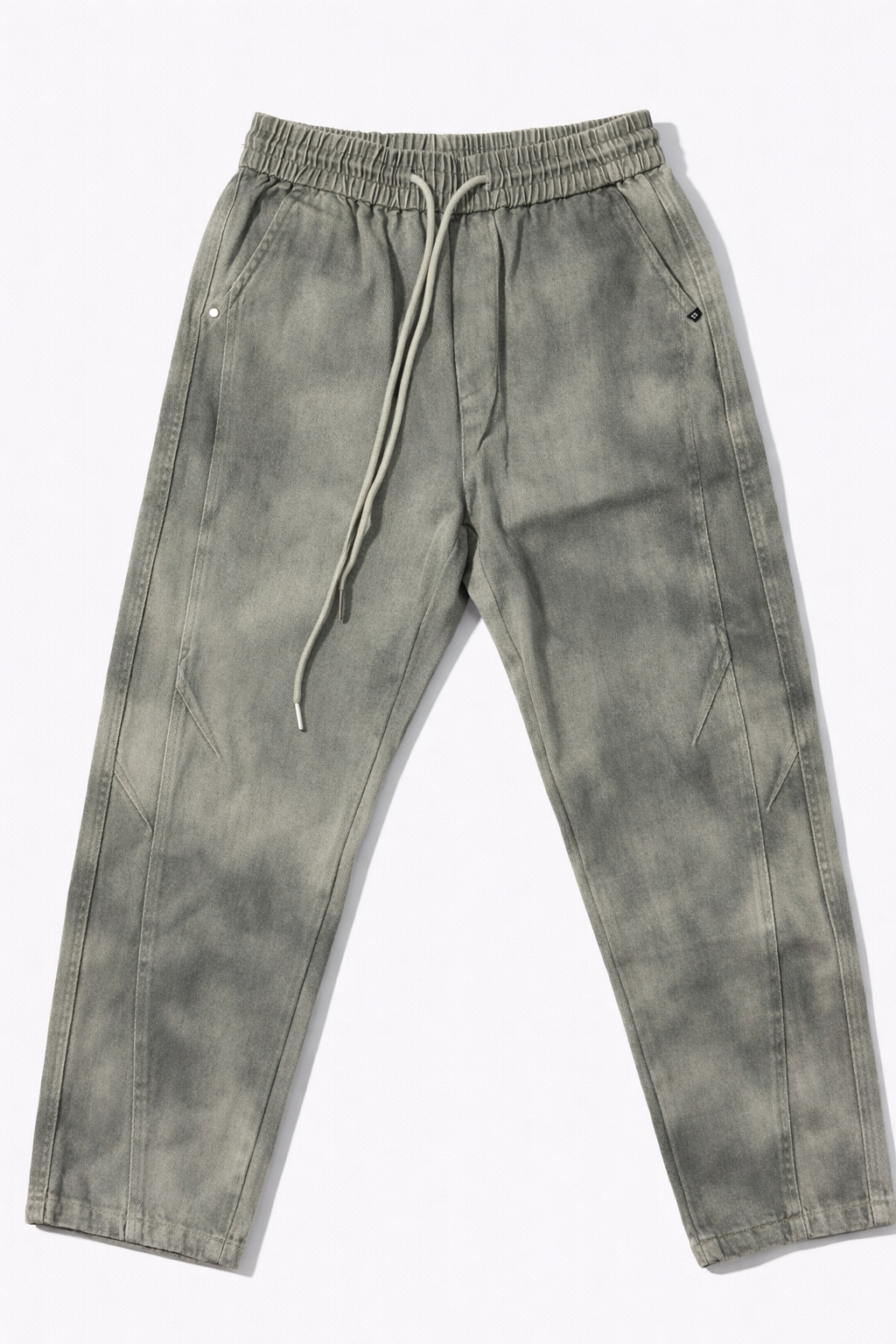 #P-11 Washed Olive Casual Pants
