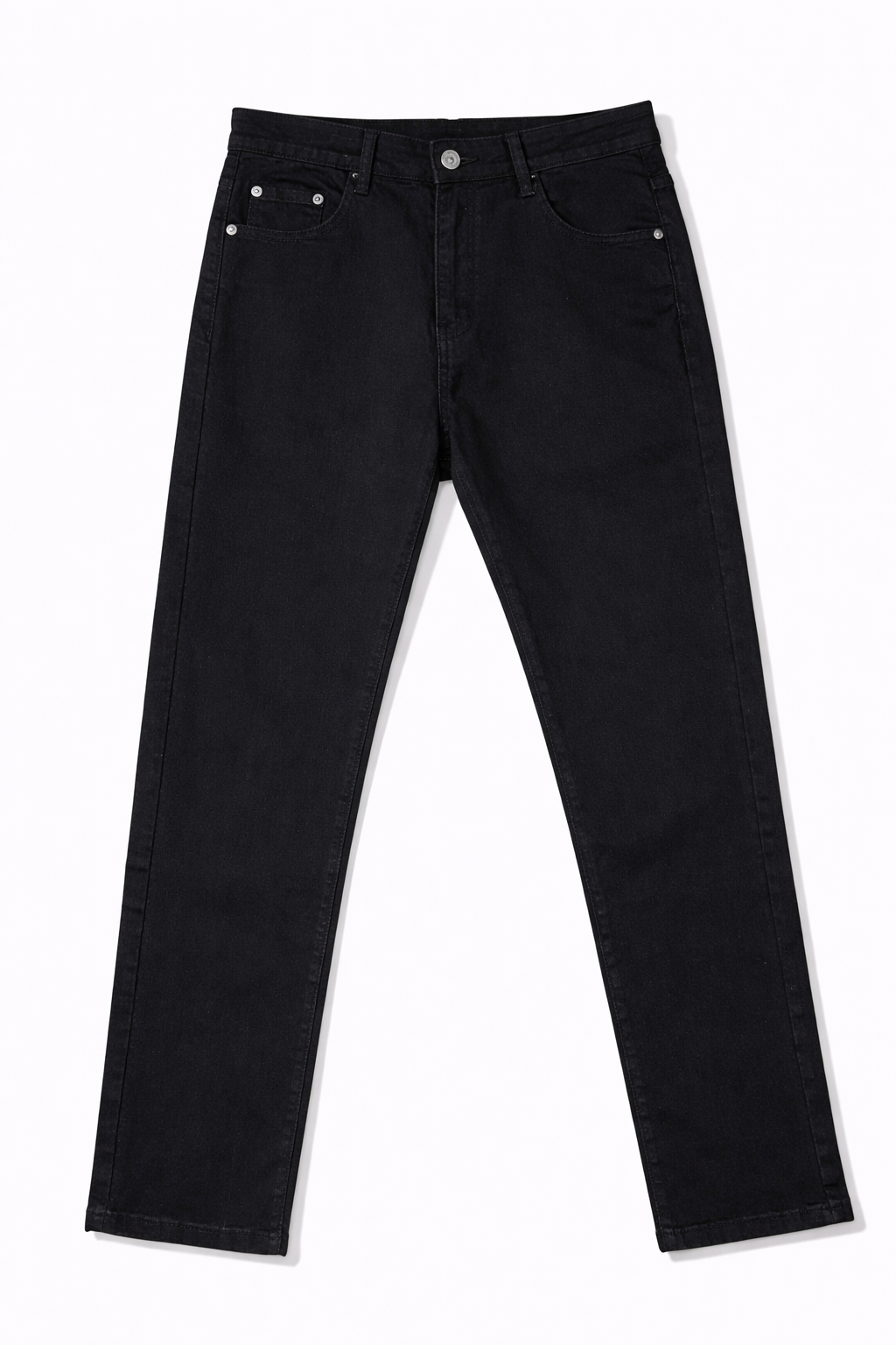 #P-12 Essential Straight Denim Pants