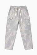 #P-16 Washed Cargo Jogger Pants