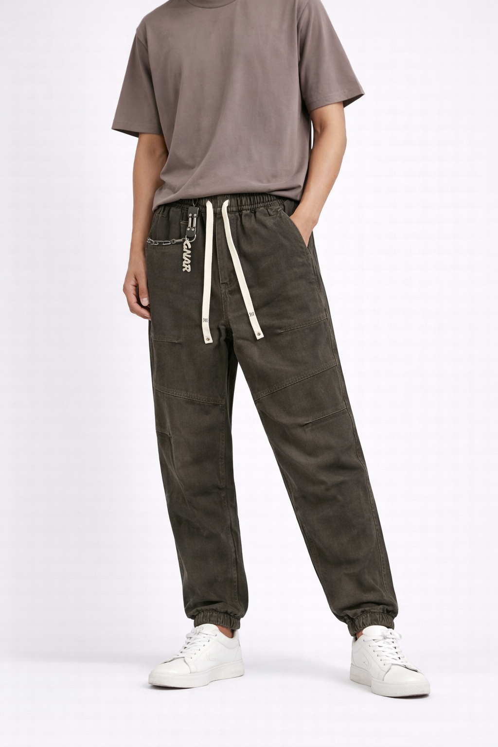 #P-19 Utility Washed Jogger Pants
