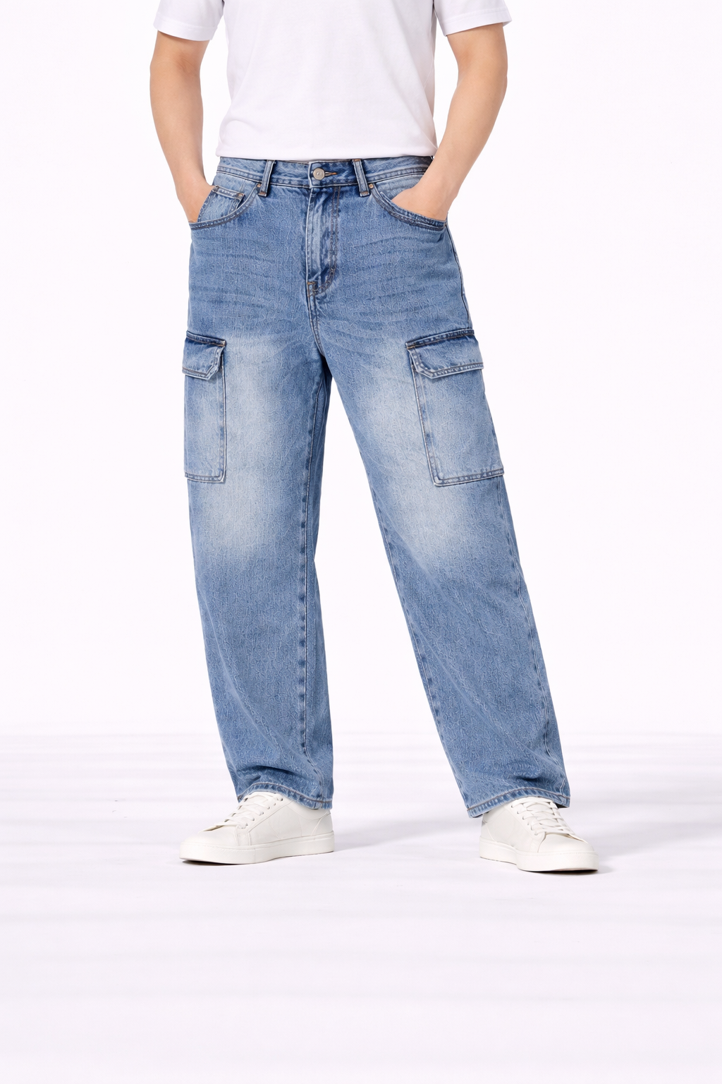 #P-3 Cargo Denim Pants