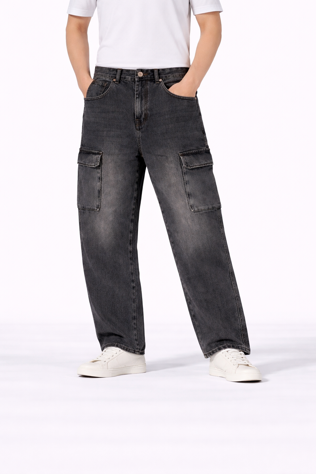 #P-3 Cargo Denim Pants