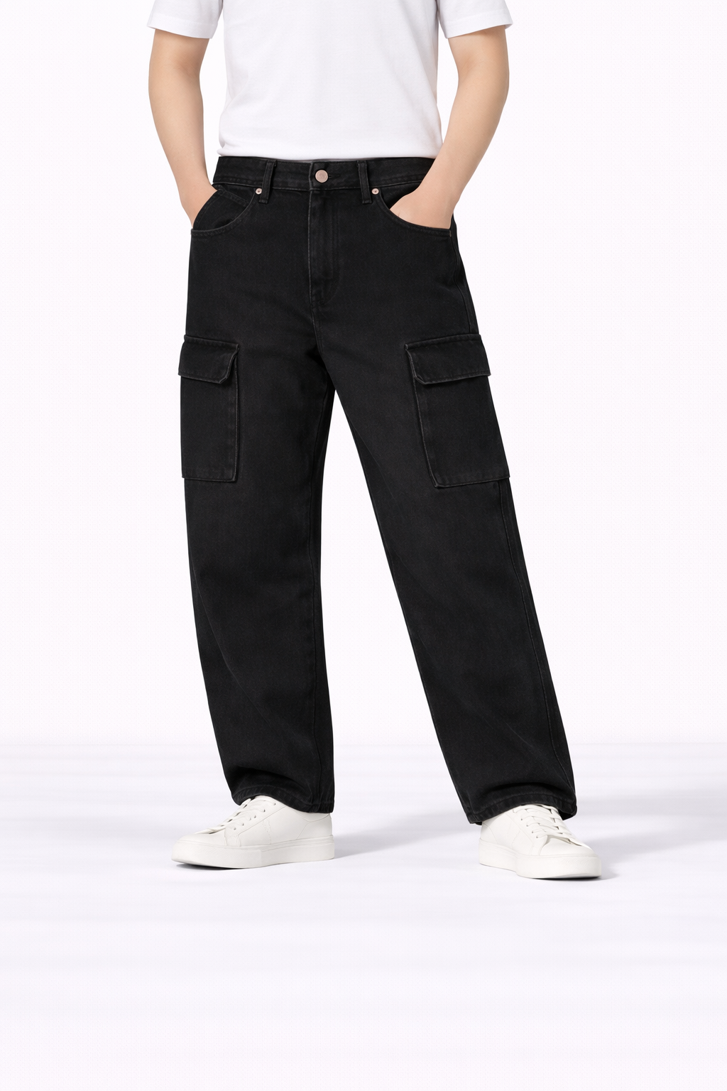 #P-3 Cargo Denim Pants